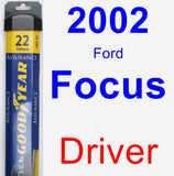 Driver Wiper Blade for 2002 Ford Focus - Assurance