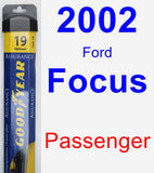 Passenger Wiper Blade for 2002 Ford Focus - Assurance