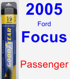 Passenger Wiper Blade for 2005 Ford Focus - Assurance