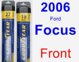Front Wiper Blade Pack for 2006 Ford Focus - Assurance