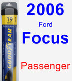 Passenger Wiper Blade for 2006 Ford Focus - Assurance