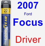 Driver Wiper Blade for 2007 Ford Focus - Assurance