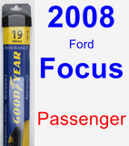 Passenger Wiper Blade for 2008 Ford Focus - Assurance