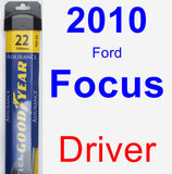 Driver Wiper Blade for 2010 Ford Focus - Assurance