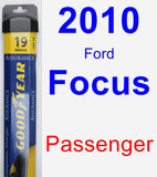 Passenger Wiper Blade for 2010 Ford Focus - Assurance