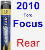 Rear Wiper Blade for 2010 Ford Focus - Assurance