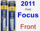 Front Wiper Blade Pack for 2011 Ford Focus - Assurance