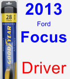 Driver Wiper Blade for 2013 Ford Focus - Assurance