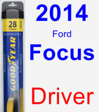 Driver Wiper Blade for 2014 Ford Focus - Assurance