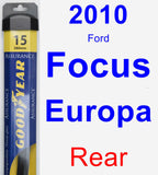 Rear Wiper Blade for 2010 Ford Focus Europa - Assurance