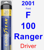 Driver Wiper Blade for 2001 Ford F-100 Ranger - Assurance