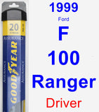 Driver Wiper Blade for 1999 Ford F-100 Ranger - Assurance