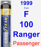 Passenger Wiper Blade for 1999 Ford F-100 Ranger - Assurance