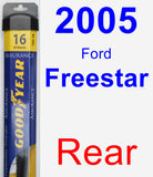 Rear Wiper Blade for 2005 Ford Freestar - Assurance