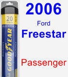 Passenger Wiper Blade for 2006 Ford Freestar - Assurance