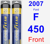 Front Wiper Blade Pack for 2007 Ford F-450 - Assurance