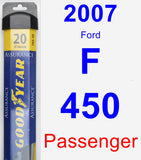 Passenger Wiper Blade for 2007 Ford F-450 - Assurance