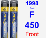 Front Wiper Blade Pack for 1998 Ford F-450 - Assurance