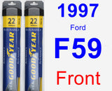Front Wiper Blade Pack for 1997 Ford F59 - Assurance