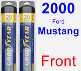 Front Wiper Blade Pack for 2000 Ford Mustang - Assurance