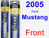 Front Wiper Blade Pack for 2005 Ford Mustang - Assurance