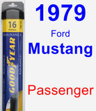 Passenger Wiper Blade for 1979 Ford Mustang - Assurance