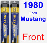 Front Wiper Blade Pack for 1980 Ford Mustang - Assurance