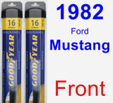 Front Wiper Blade Pack for 1982 Ford Mustang - Assurance