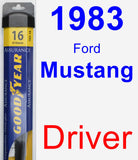 Driver Wiper Blade for 1983 Ford Mustang - Assurance