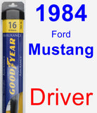 Driver Wiper Blade for 1984 Ford Mustang - Assurance