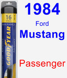 Passenger Wiper Blade for 1984 Ford Mustang - Assurance