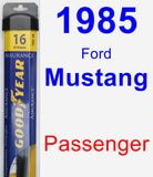 Passenger Wiper Blade for 1985 Ford Mustang - Assurance