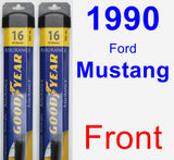 Front Wiper Blade Pack for 1990 Ford Mustang - Assurance