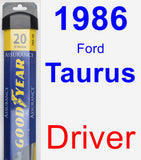 Driver Wiper Blade for 1986 Ford Taurus - Assurance