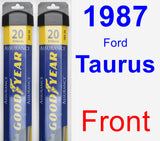Front Wiper Blade Pack for 1987 Ford Taurus - Assurance