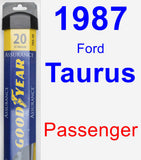 Passenger Wiper Blade for 1987 Ford Taurus - Assurance