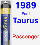 Passenger Wiper Blade for 1989 Ford Taurus - Assurance