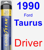 Driver Wiper Blade for 1990 Ford Taurus - Assurance