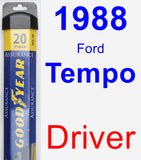 Driver Wiper Blade for 1988 Ford Tempo - Assurance