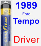 Driver Wiper Blade for 1989 Ford Tempo - Assurance