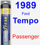 Passenger Wiper Blade for 1989 Ford Tempo - Assurance