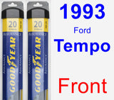 Front Wiper Blade Pack for 1993 Ford Tempo - Assurance