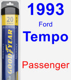 Passenger Wiper Blade for 1993 Ford Tempo - Assurance