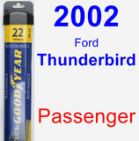 Passenger Wiper Blade for 2002 Ford Thunderbird - Assurance