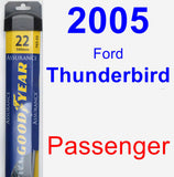 Passenger Wiper Blade for 2005 Ford Thunderbird - Assurance