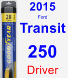 Driver Wiper Blade for 2015 Ford Transit-250 - Assurance