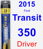 Driver Wiper Blade for 2015 Ford Transit-350 - Assurance