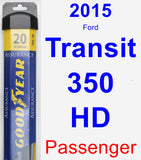 Passenger Wiper Blade for 2015 Ford Transit-350 HD - Assurance