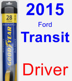 Driver Wiper Blade for 2015 Ford Transit - Assurance