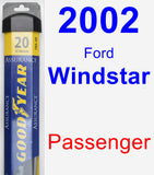 Passenger Wiper Blade for 2002 Ford Windstar - Assurance